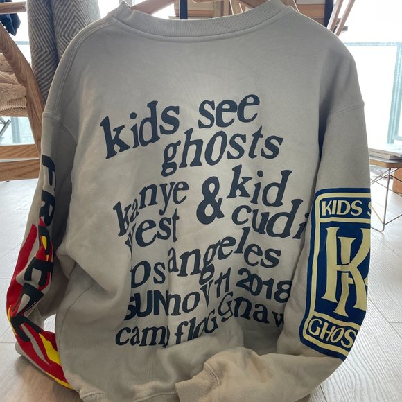 AUTHENTIC Kids See Ghosts Crewneck - Picture 2 of 3